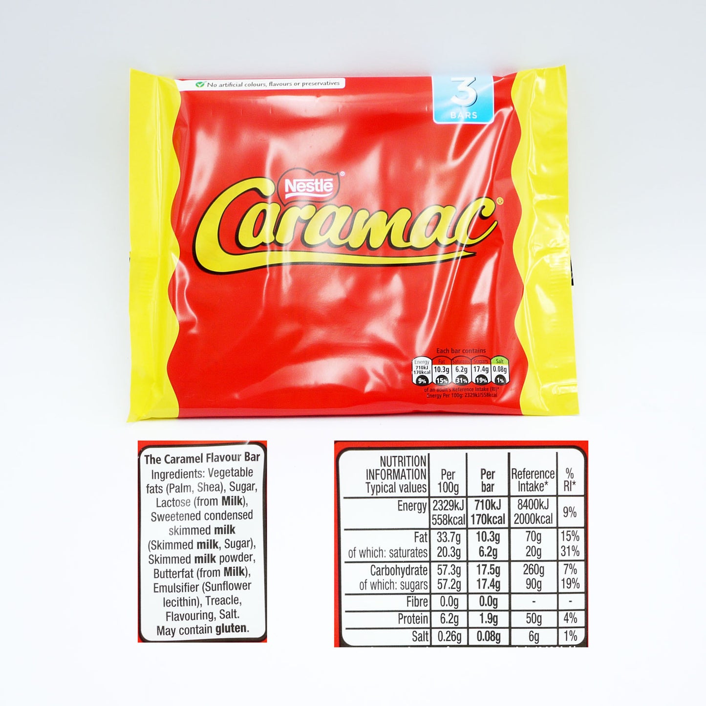CARAMAC 3PK 31/08/25