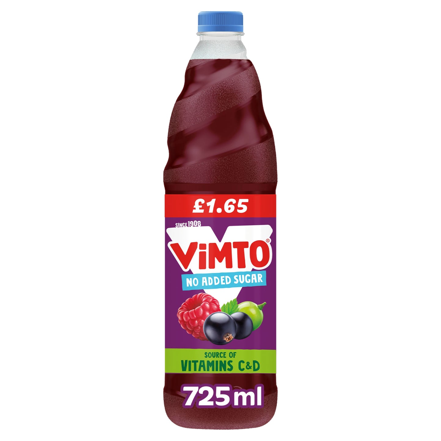 VIMTO CORDIAL SUGAR FREE PM £1.65 05/26