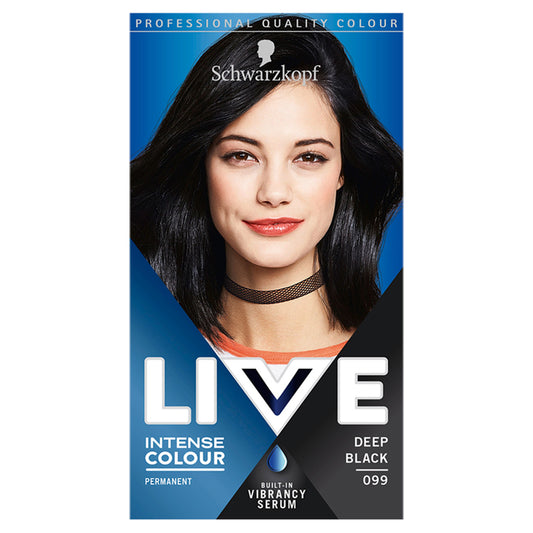 SCHWARZKOPF LIVE PERM HAIR DYE DEEP BLACK