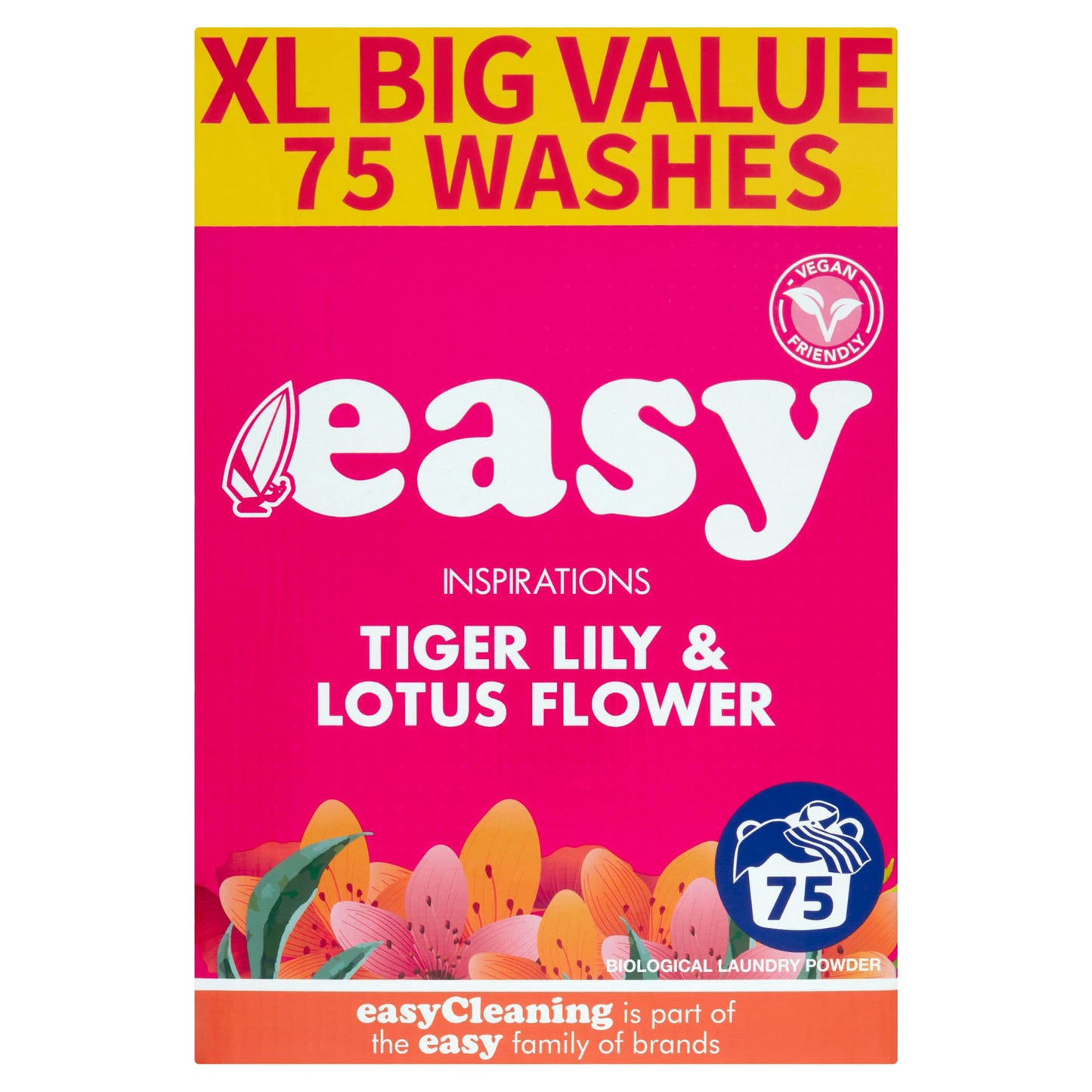 EASY WASHING POWDER 75 WASH BIO TIGER LILY & LOTUS