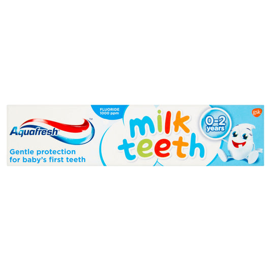 AQUAFRESH KIDS TOOTHPASTE 50ML MILK TEETH 0-2 YEARS