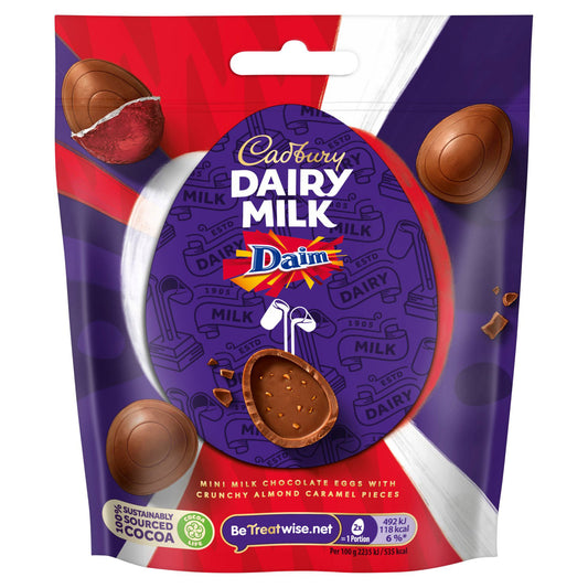 CADBURY DAIM MINI EGG BAG     31/07/25