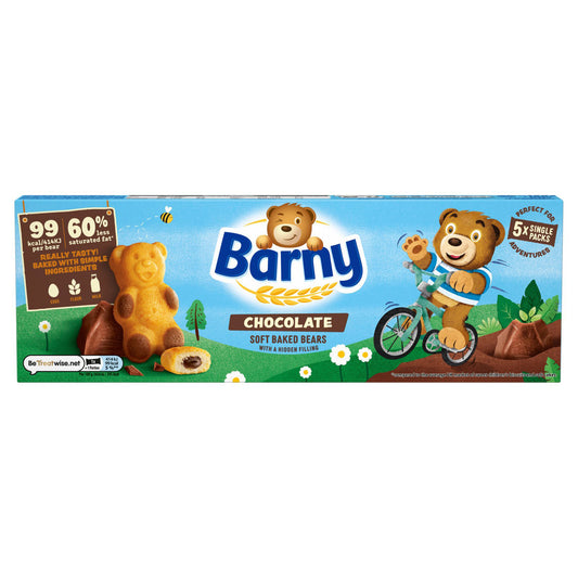 BARNY BAKED BEARS CHOCOLATE SOFT 5PK 07/10/25