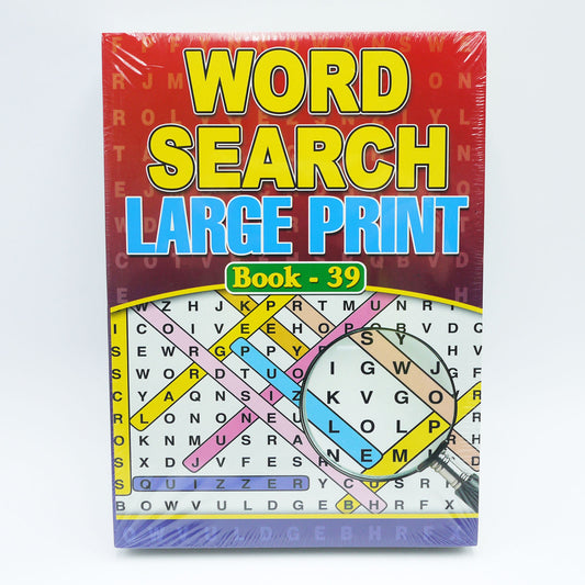 WORDSEARCH BOOK LARGE PRINT (R)