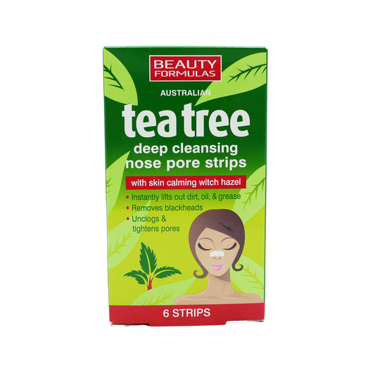 BEAUTY FORMULAS TEA TREE NOSE PORE STRIPS