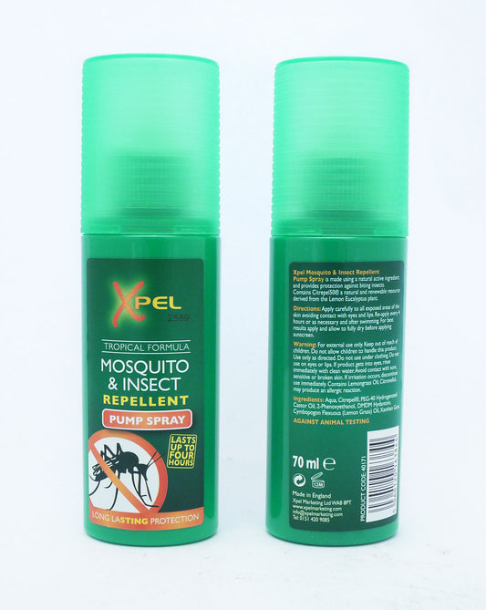 XPEL MOSQUITO REPELLENT 70ML PUMP SPRAY
