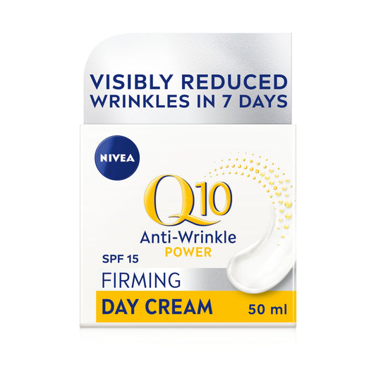 NIVEA Q10 POWER 50ML ANTI WRINKLE DAY CREAM SPF15 (UK)