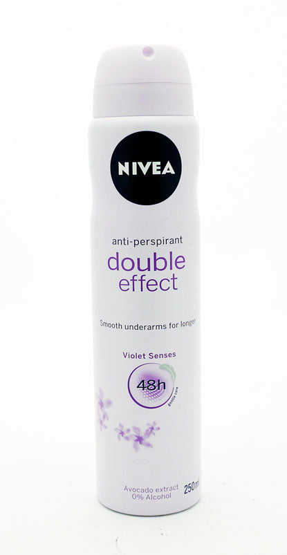 NIVEA APD SPRAY 250ML WOMEN DOUBLE EFFECT VIOLET