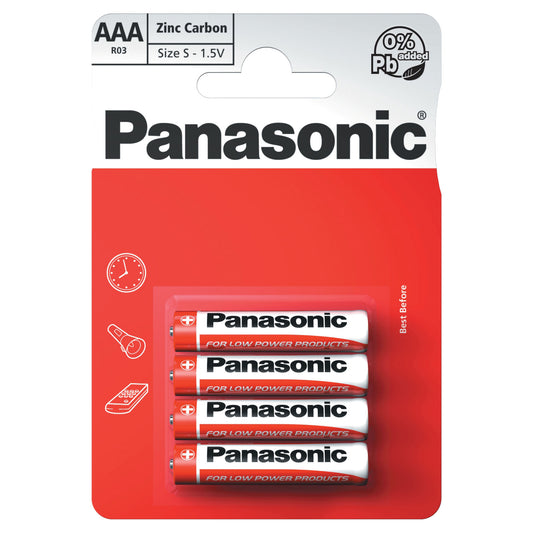 PANASONIC BATTERIES AAA 08/27 (R)