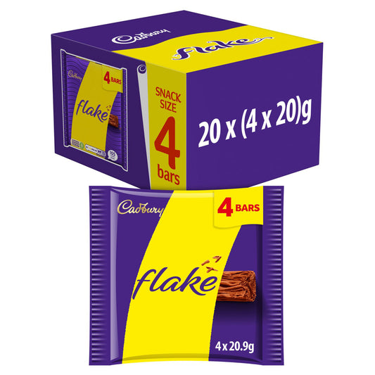 CADBURY FLAKE CHOCOLATE 4 PACK MULTIPACK 31/03/27
