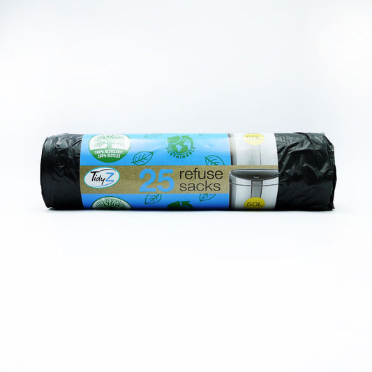 TIDYZ REFUSE SACKS EXTRA VALUE 50L B0241A