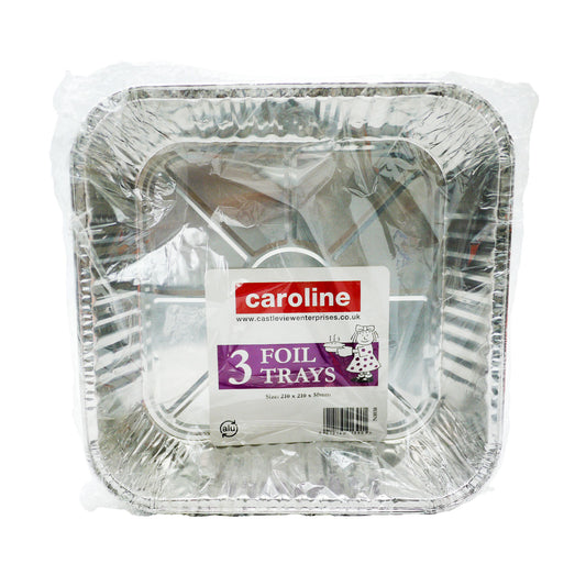 CAROLINE FOIL TRAY SQUARE N1038