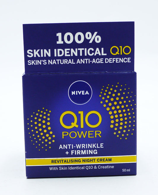 NIVEA Q10 POWER 50ML ANTI WRINKLE NIGHT CREAM (UK)