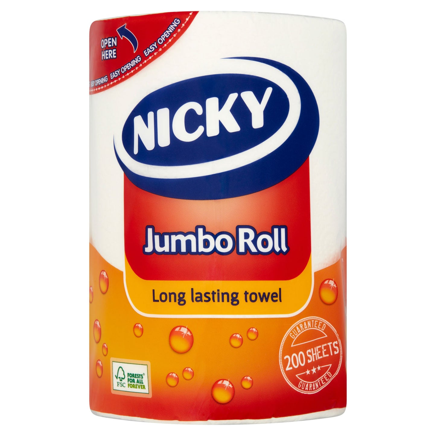 KT NICKY JUMBO 1-ROLL 2-PLY (1X12) WHITE - P