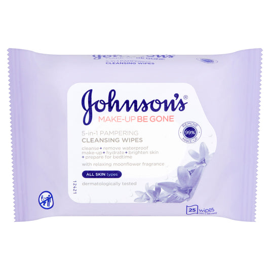 JOHNSONS FACE PAMPERING WIPE ALL SKIN(C) 31/05/27
