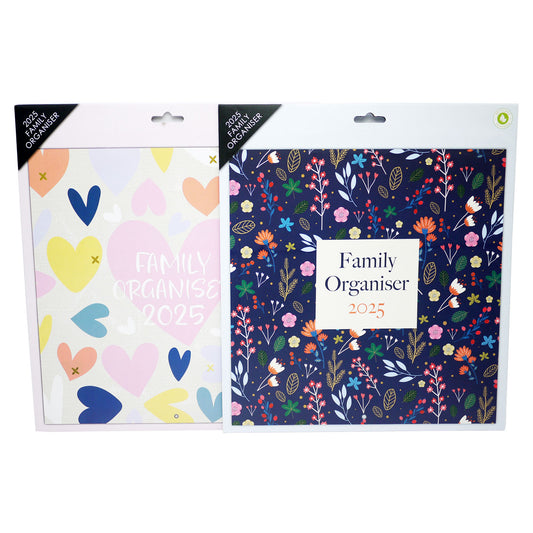 CALENDAR 2025 FAMILY ORGANISER 2 DESIGN (R)