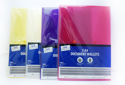 A4 PLASTIC WALLETS (R)