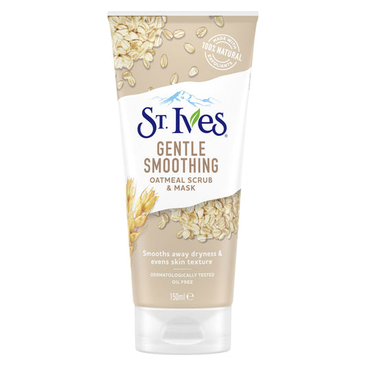 ST IVES 150ML GENTLE SMOOTHING OATMEAL SCRUB&MASK