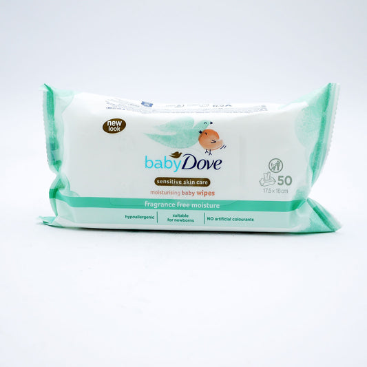 DOVE BABY WIPES 50S SENSITIVE MOISTURE