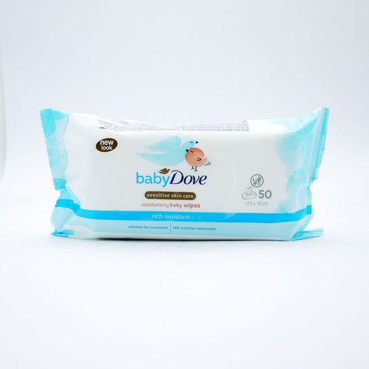 DOVE BABY WIPES 50S RICH MOISTURE