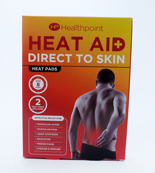 HEAT AID HEAT PATCH DIRECT TO SKIN 08/26