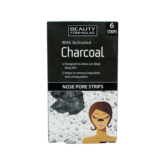 BEAUTY FORMULAS CHARCOAL NOSE PORE STRIPS 6'S