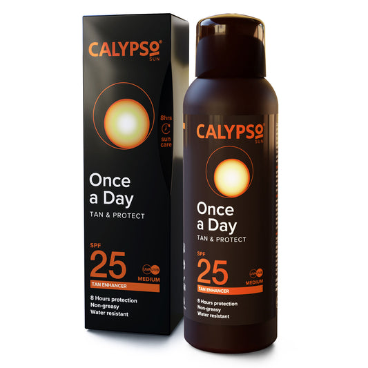 CALYPSO PROTECT SPRAY SPF25 ONCE A DAY TAN(D)