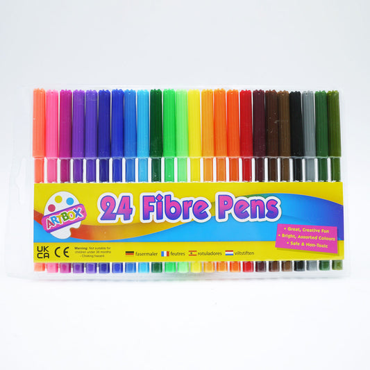 FELT TIP PENS 24PK (R)