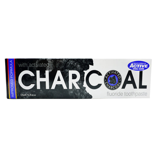 ACTIVE TOOTHPASTE 125ML CHARCOAL