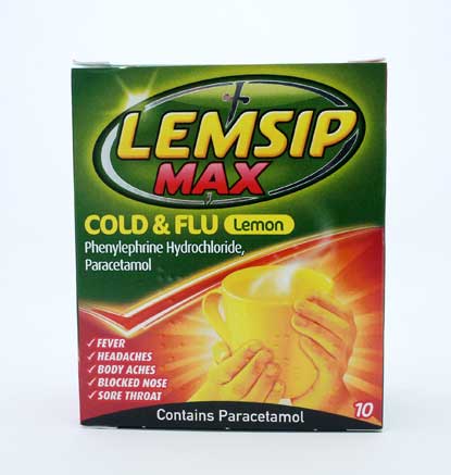 LEMSIP MAX COLD&FLU SACHETS LEMON 01/07/26