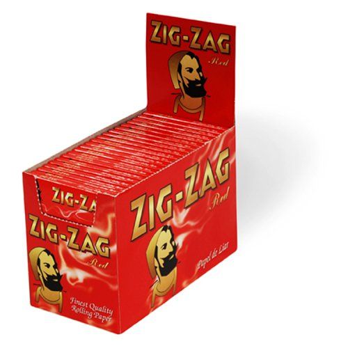 ZIG ZAG REGULAR RED 100PK