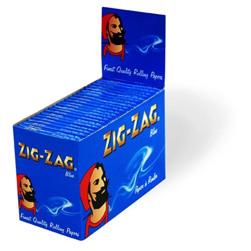 ZIG ZAG REGULAR BLUE 100PK