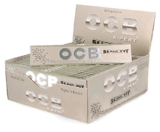 OCB KING SIZE SLIM SILVER 50PK