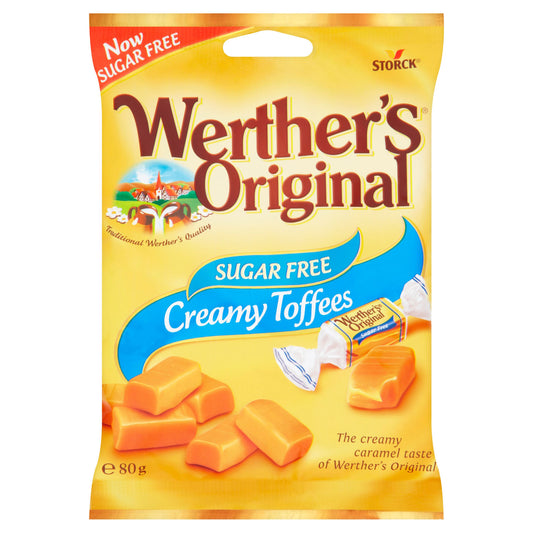 WERTHERS SUGAR FREE CREAMY TOFFEE 01/26