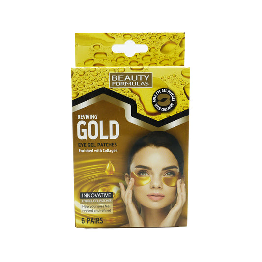 BEAUTY FORMULAS GOLD HYDRO-GEL UNDER EYE PATCHES