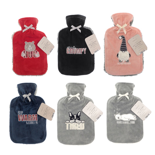 HOT WATER BOTTLE SHERPA ASST (R)