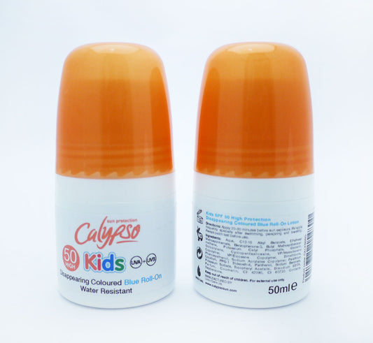 CALYPSO KIDS COLOURED ROLL ON SPF50