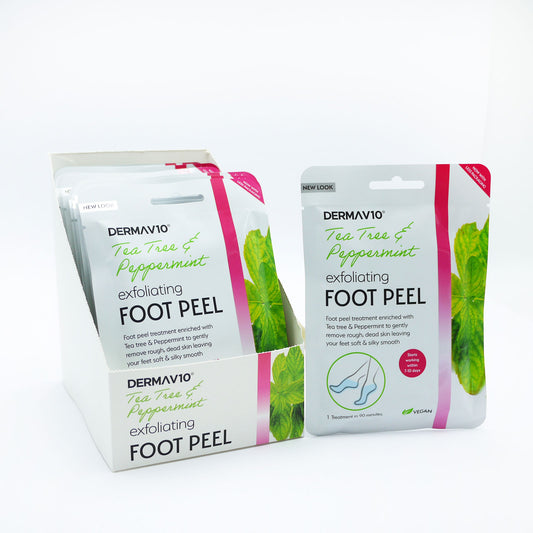 DERMA V10 EXFOLIATING FOOT PEEL TEA TREE