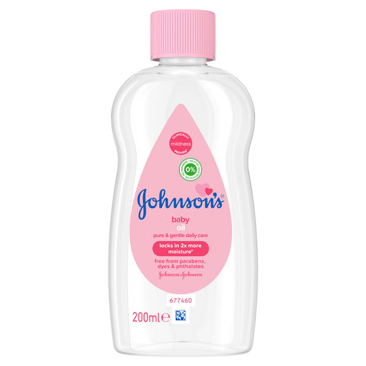 JOHNSON'S BABY OIL 200ML (NEW PACK)