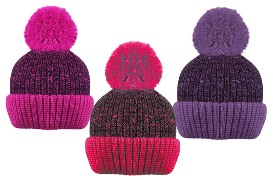 HAT GIRLS POM POM ROCKJOCK ASSTD COLOURS
