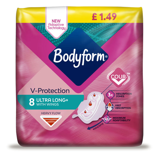 BODYFORM ULTRA LONG WINGS PMP £1.49