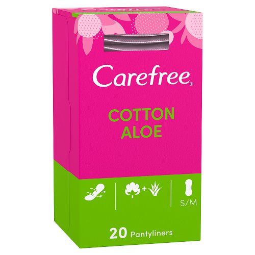 CAREFREE PANTYLINERS ALOE 20S