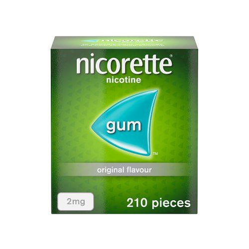 NICORETTE ORIGINAL GUM 2MG 210S