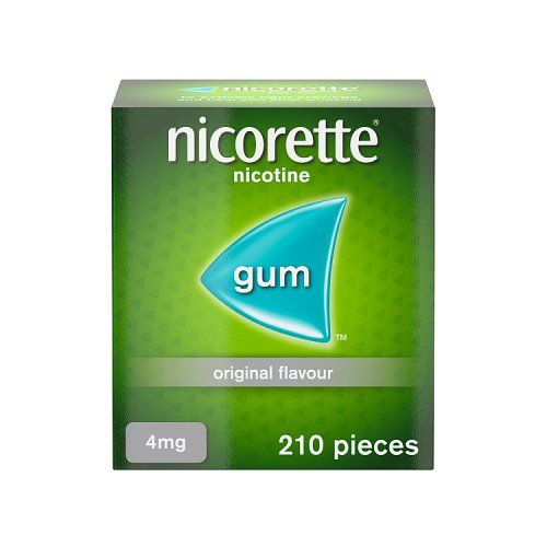 NICORETTE ORIGINAL GUM 4MG 210S
