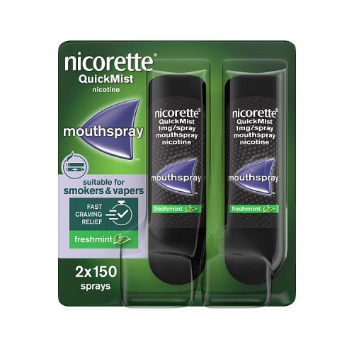 NICORETTE QUICKMIST 1MG MOUTHSPRAY FRESHMINT DUO