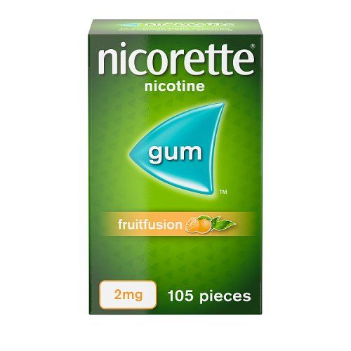 NICORETTE FRUIT FUSION GUM 2MG 105S