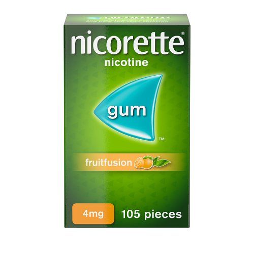 NICORETTE FRUIT FUSION GUM 4MG 105S