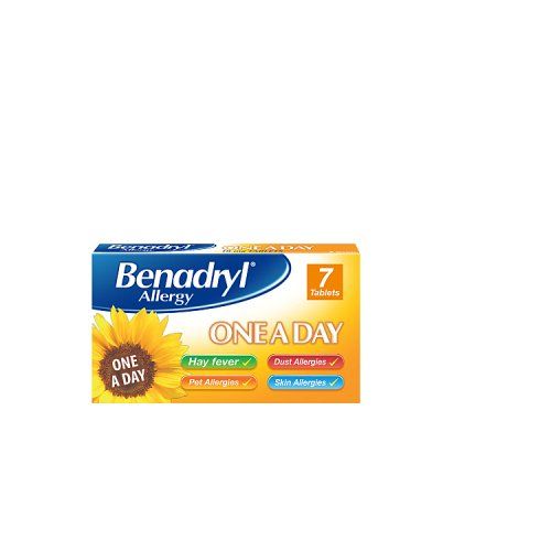 BENADRYL ONE A DAY TABLETS 6 X 7S