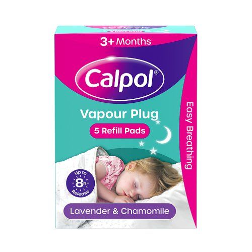 CALPOL VAPOUR PLUG LAVENDER AND CHAMOMILE 5 REFILL PADS