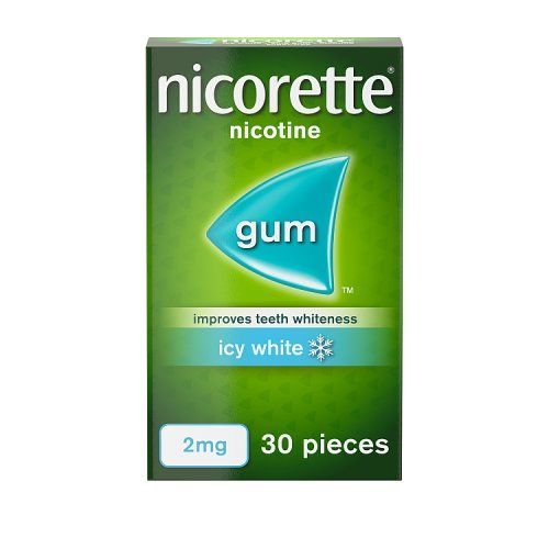 NICORETTE ICY WHITE GUM 30S
